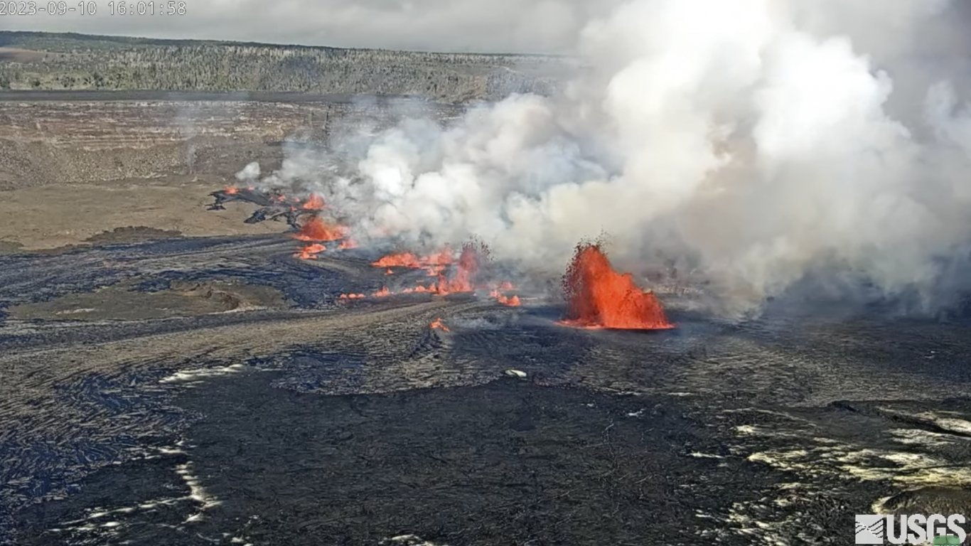 Вижте изригването на хавайския Килауеа - един от най-активните вулкани в света (видео)