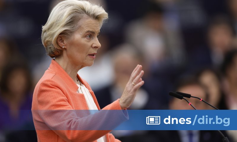 Видео от речта на Фон дер Лайен бе разпространено от