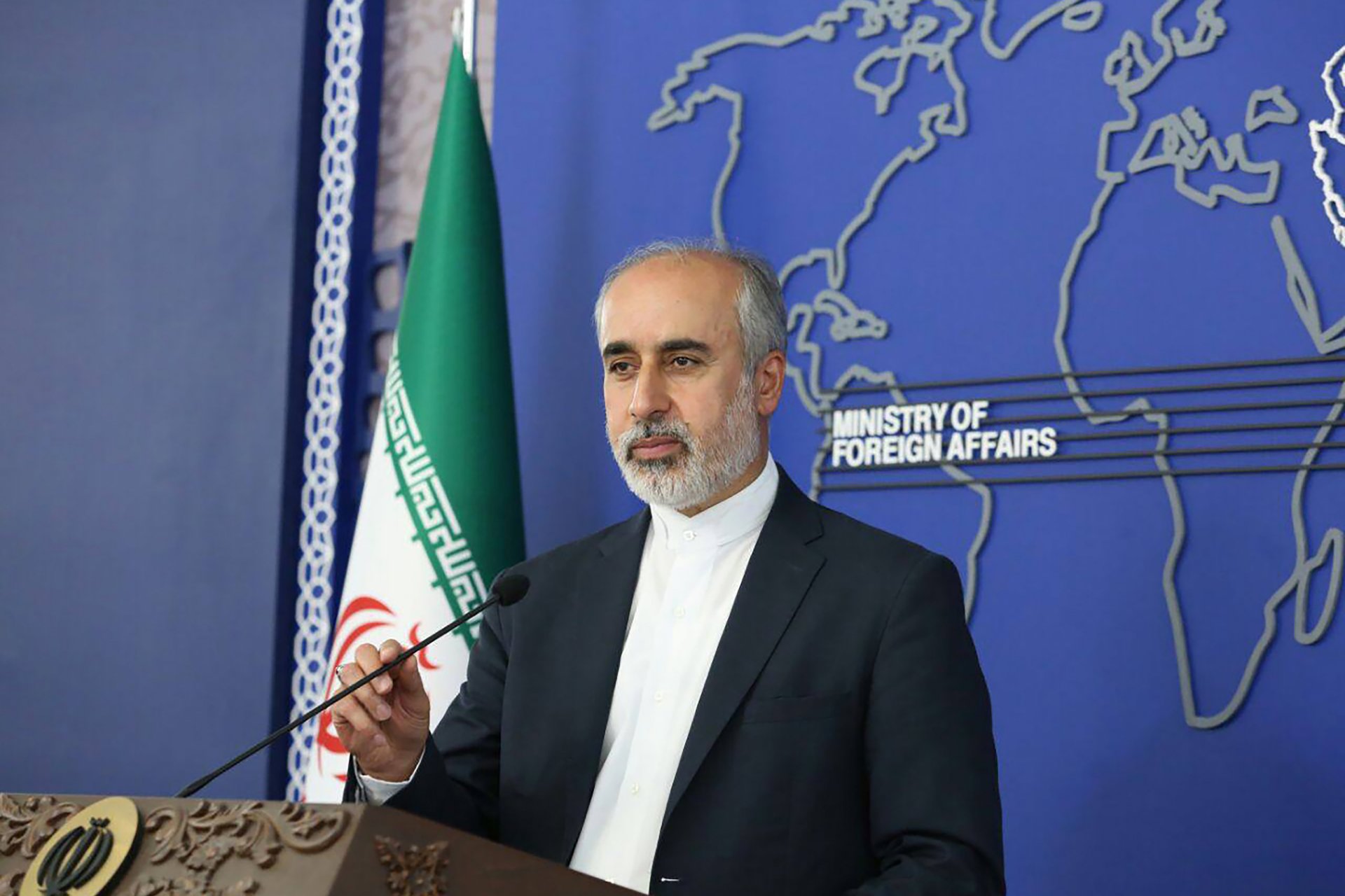 Говорителят на иранското министерство на отбраната Насер Канаани