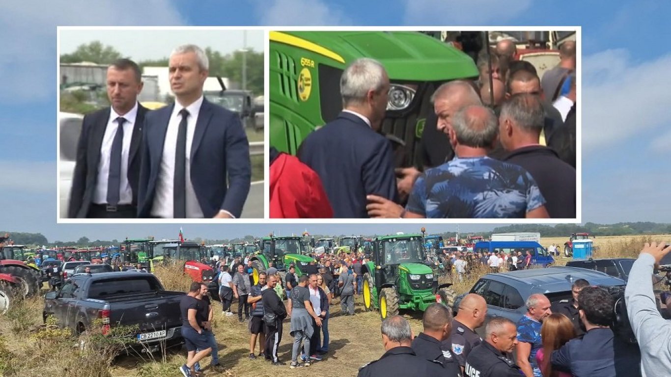 Костадинов, който бе изгонен от фермерския протест, бил поканен от разочаровани земеделци