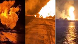 Газопровод се взриви край румънския курортен град Калиманещи (видео)