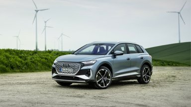Audi Q4 e-tron е подобрено с по-голям пробег и по-бързо зареждане