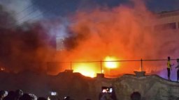 Пожар по време на сватба в Ирак отне живота на 100 души