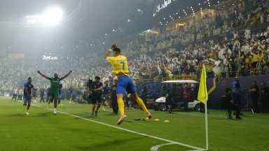 Роналдо бе героят от дузпа, но бивш ас на Лудогорец едва не обърка сметките на Ал Насър