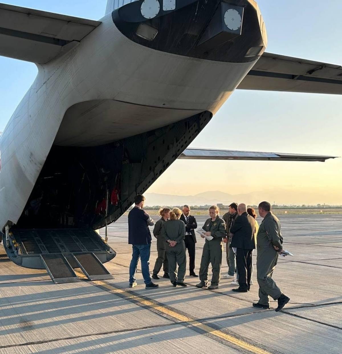 Екипаж от Военновъздушните сили със самолет „Спартан" изпълни задача по медицинска евакуация на пострадали