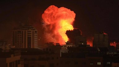 Обстрел по Израел и от Сирия, Тел Авив удари над 200 цели в ивицата Газа (видео)