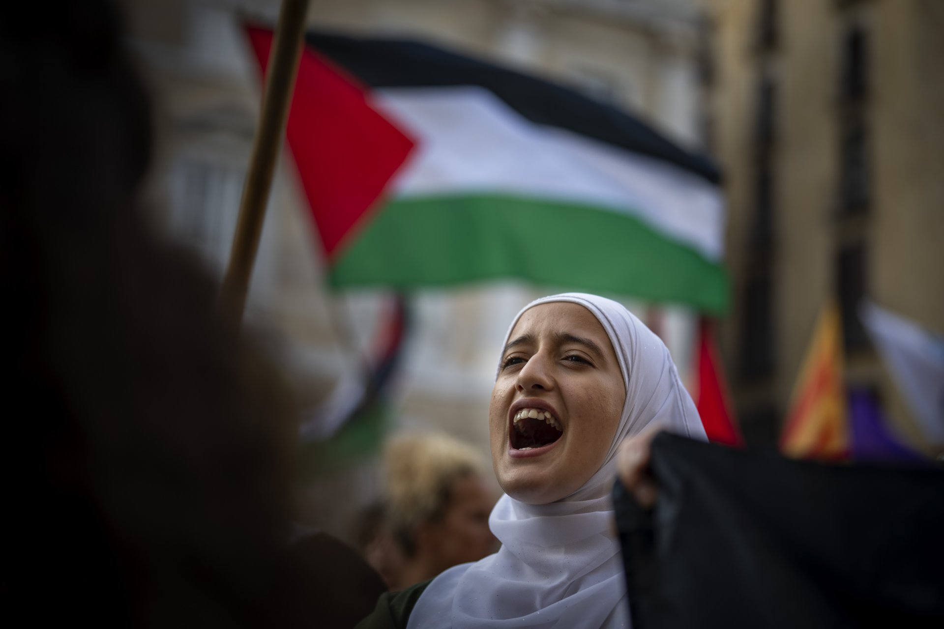 Акция в Испания в подкрепа на Палестина 