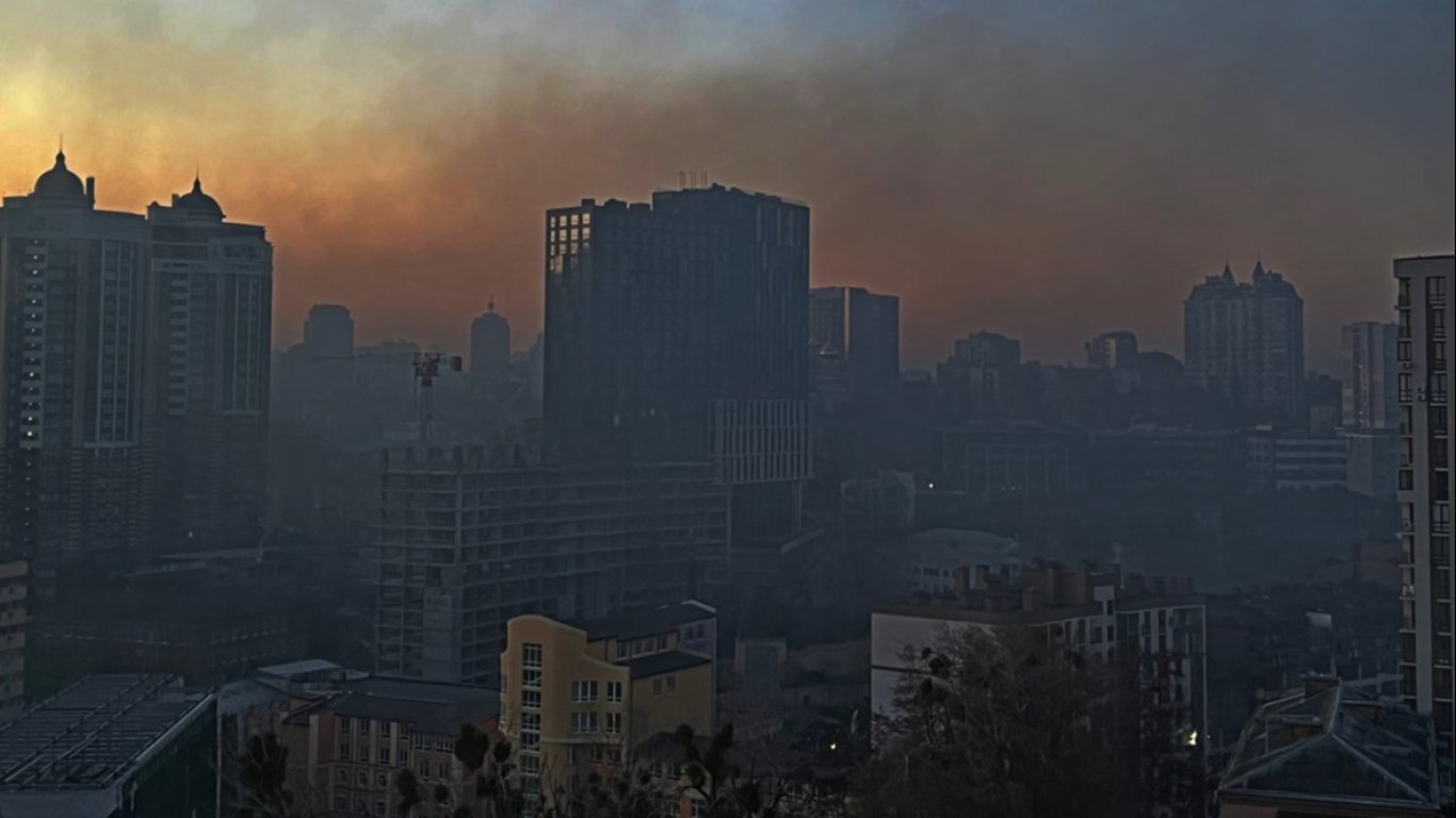 Въздушна атака срещу Киев, чути са силни експлозии