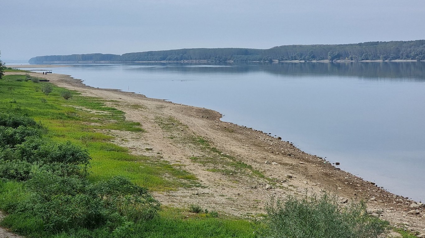 Критично ниското ниво на река Дунав спря ферибота Оряхово - Бекет