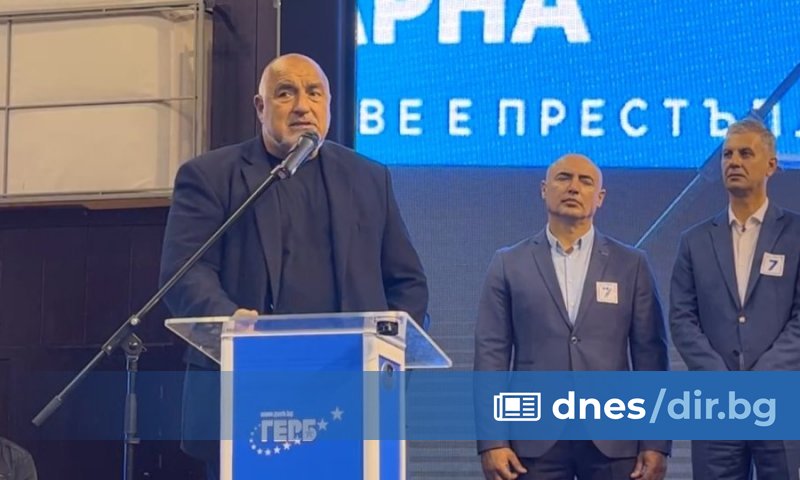 Той е в града, за да подкрепи за нов мандат