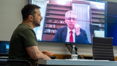 Двамата са говорили за текущите отбранителни нужди на Украйна и