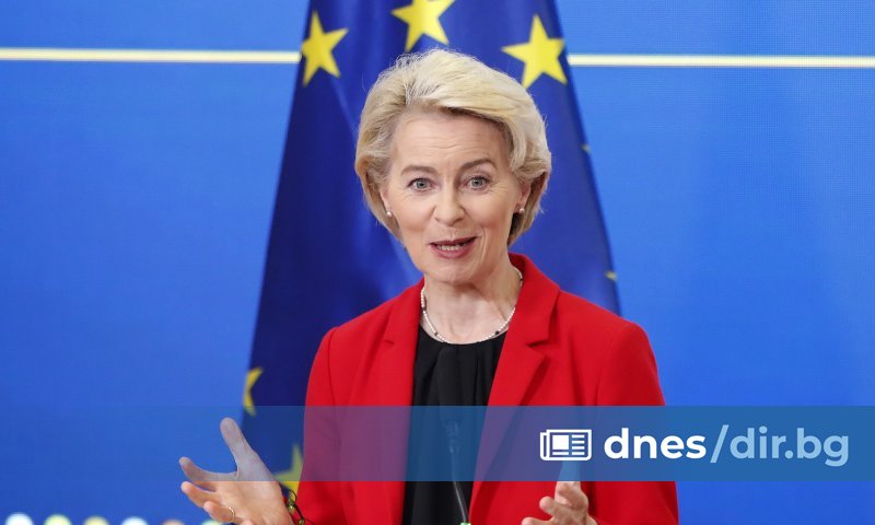 Урсула фон дер Лайен пристигна в ранните часове на днешния