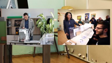 И двамата призоваха столичани да гласуват защото от тях зависи