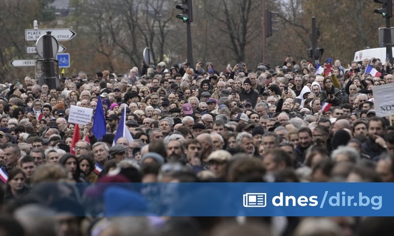 Всички снимки Протестът, свикан от лидерите на двете камари на