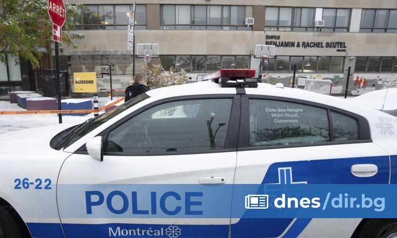 Пострадала е само фасадата на учебното заведение. На мястото са