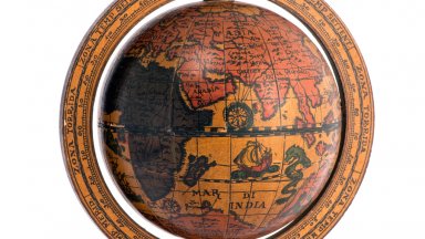 Първият глобус на света: без Америка и Австралия
