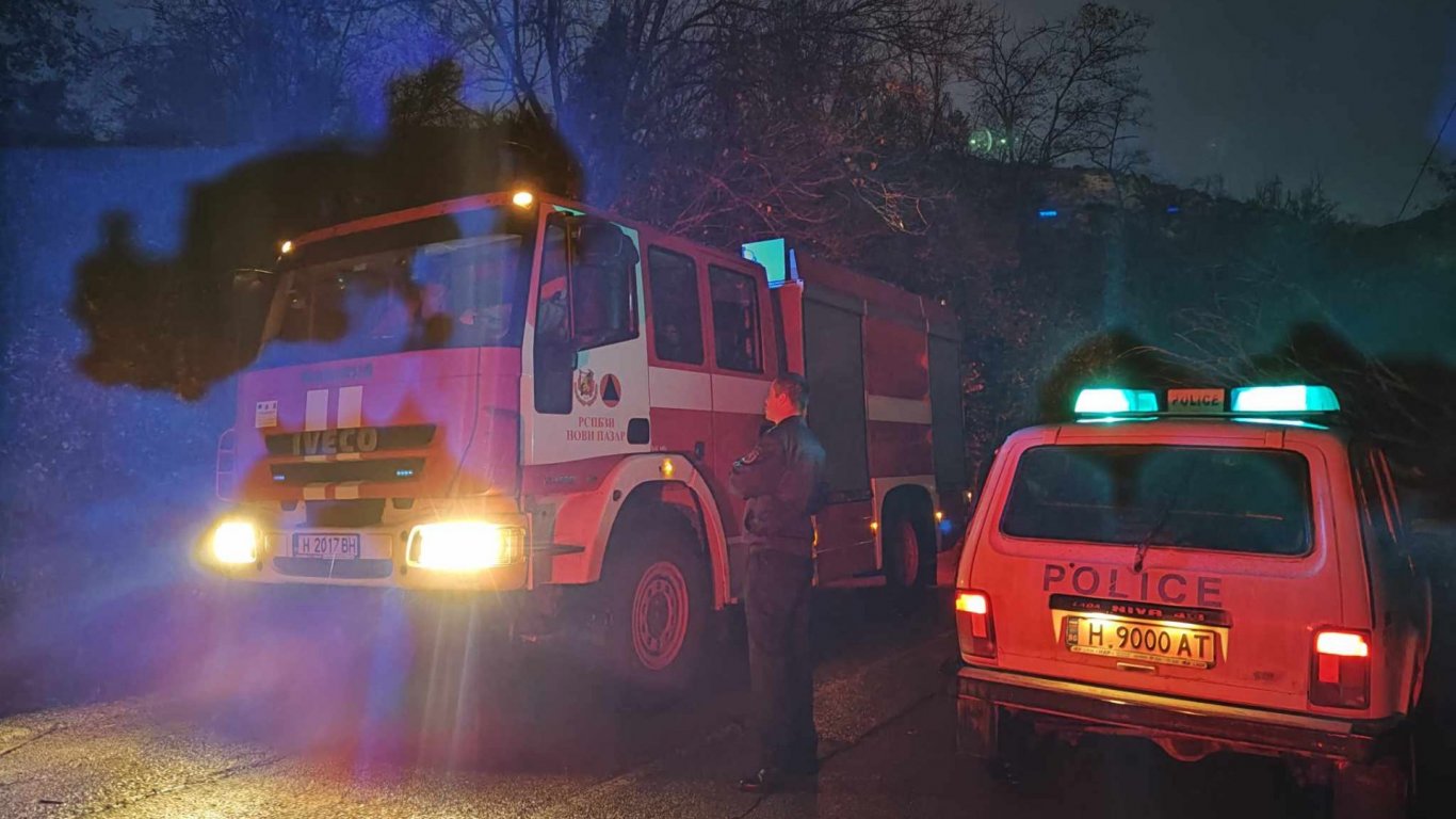 Пожар затвори Бетонния мост в Пловдив    