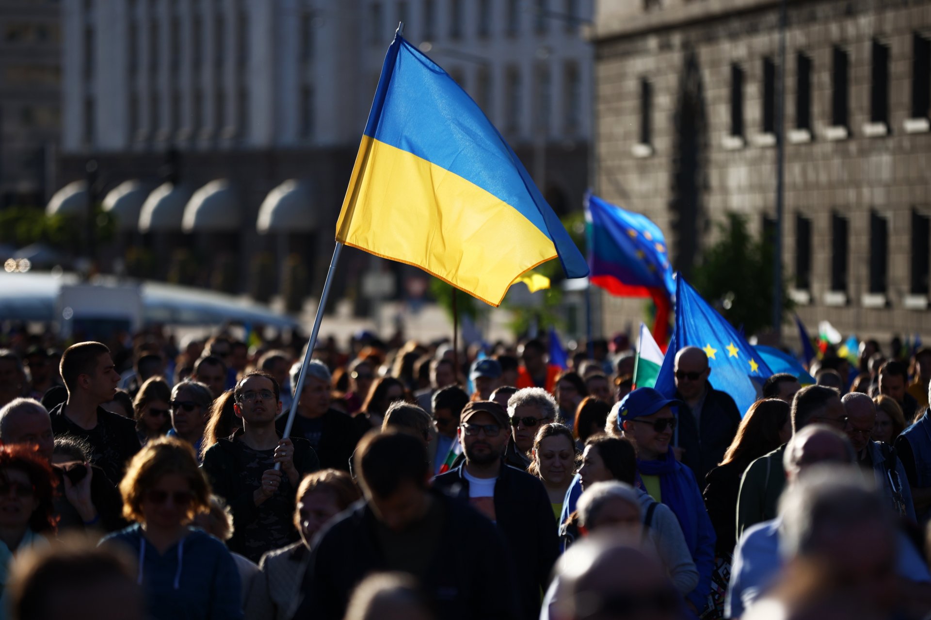 Поход за свобода и мир "Не на рашизма" в Деня на Европа през 2022 г. 