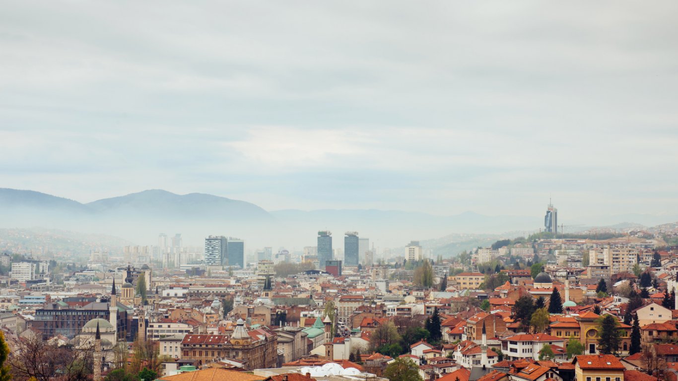 Тази сутрин Сараево е бил най-замърсеният град в света след Ню Делхи и Лахор