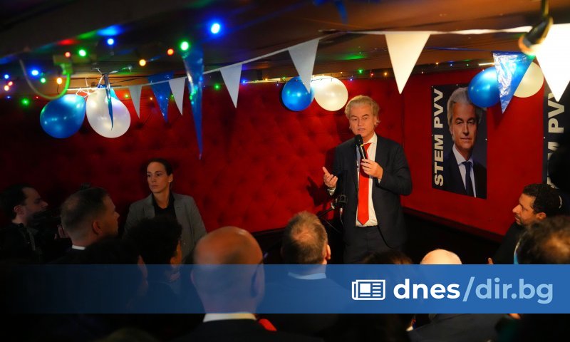 Според екзитполовете Партията на свободата на Вилдерс ще има 35