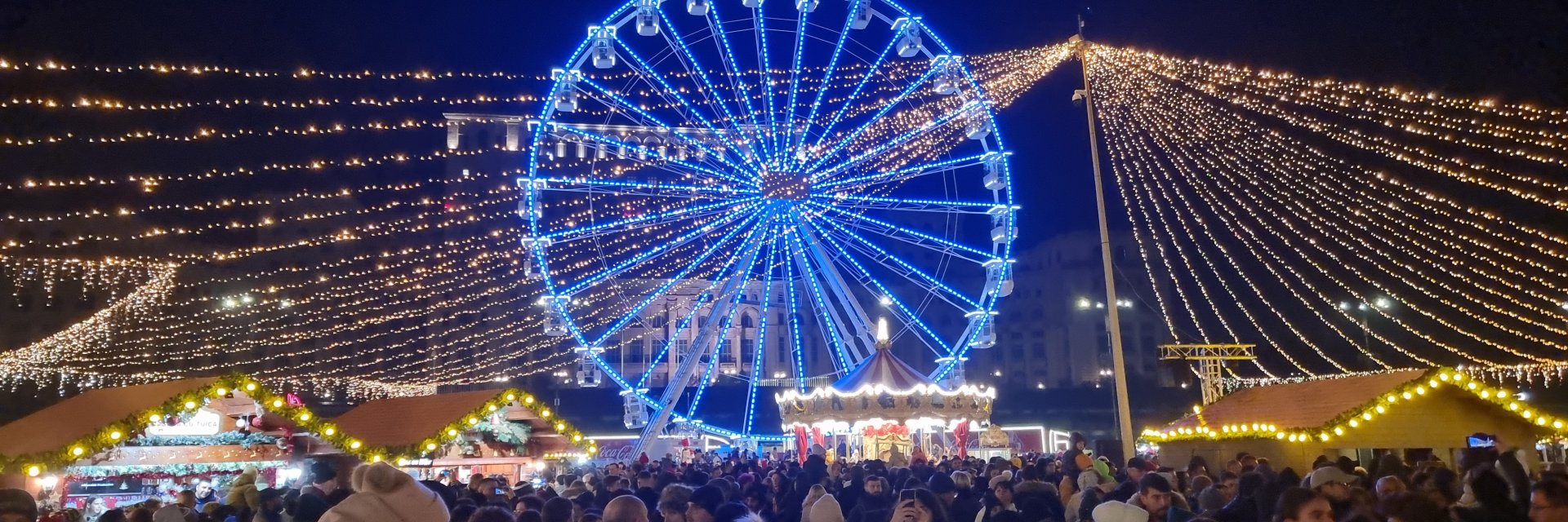 Най-големият коледен базар в Румъния беше открит  в Букурещ