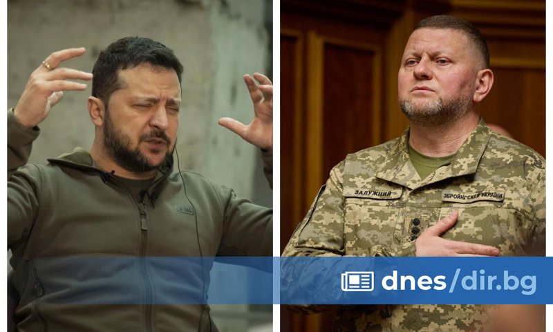 Украинските информационни агенции първи започнаха да твърдят, че генерал Залужни