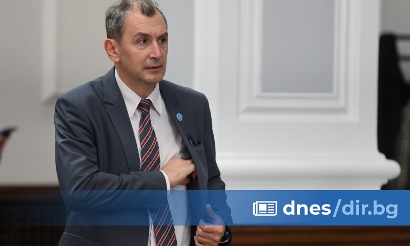 Управителят на НЗОК Станимир Михайлов и подуправителят проф. Момчил Мавров