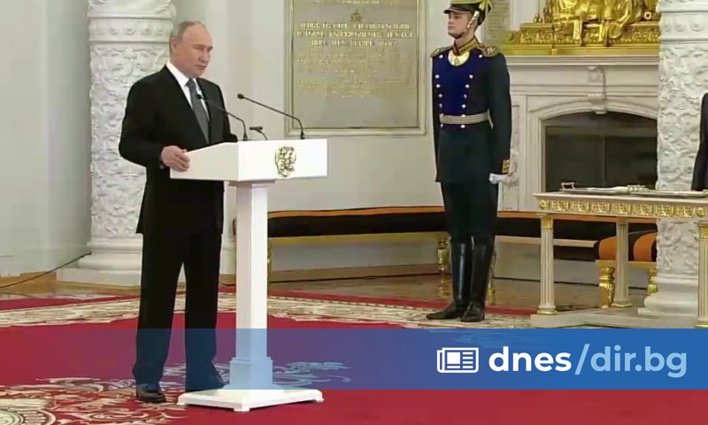 Путин е казал това пред участниците в церемония в Кремъл