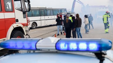 Водещите институции в симулацията бяха полицията пожарната и Центърът за