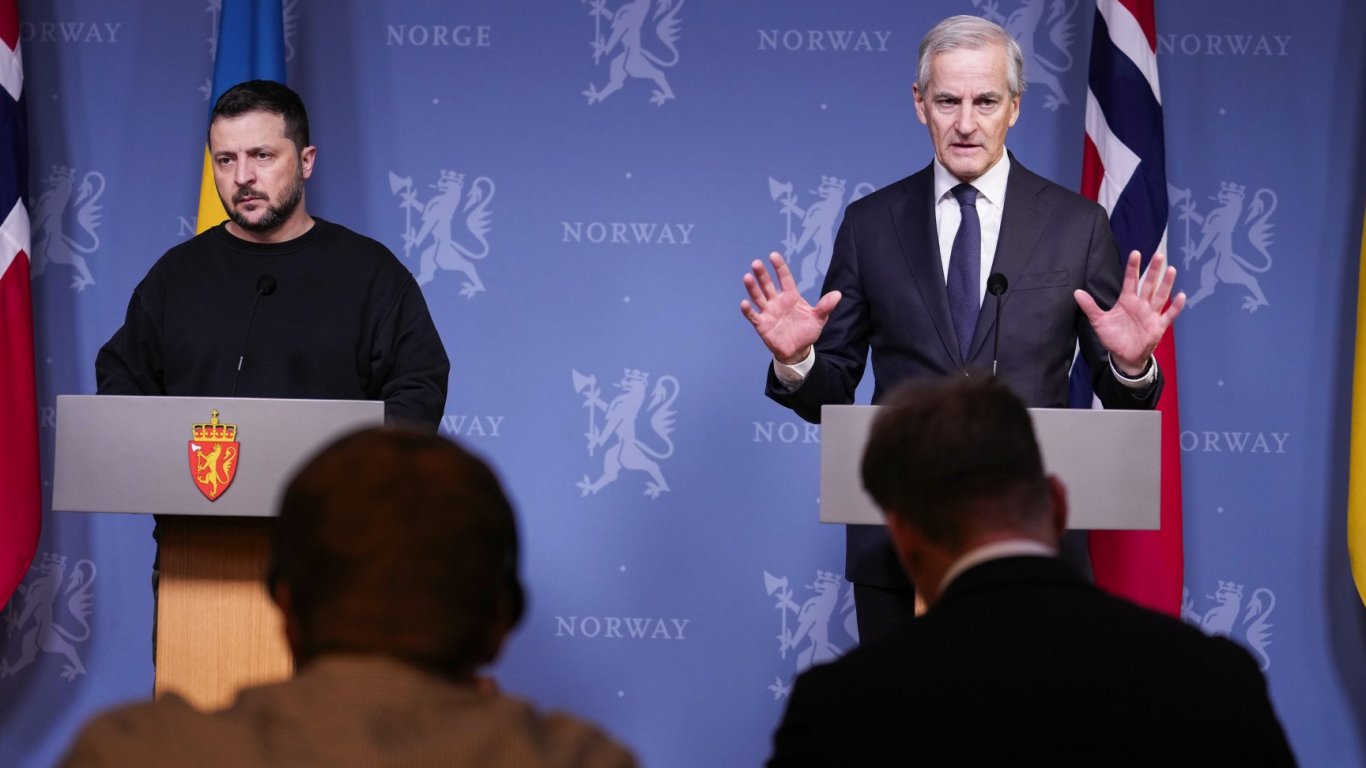 След необявена визита в Осло и среща с премиера: Зеленски получи обещание за $273 млн. помощ