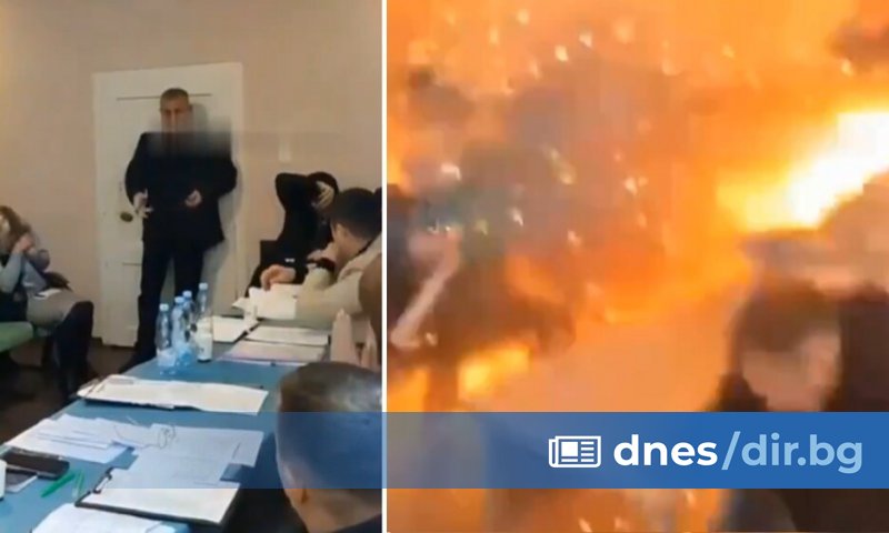 Преди да взриви гранатите, Батрин влязъл в остър спор с