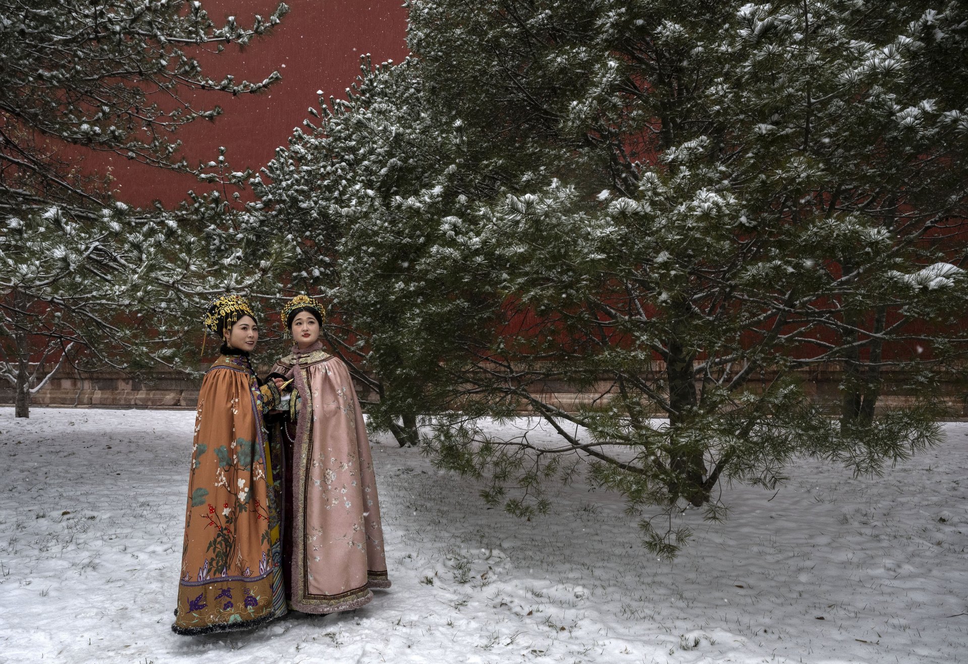 Първи сняг в Пекин