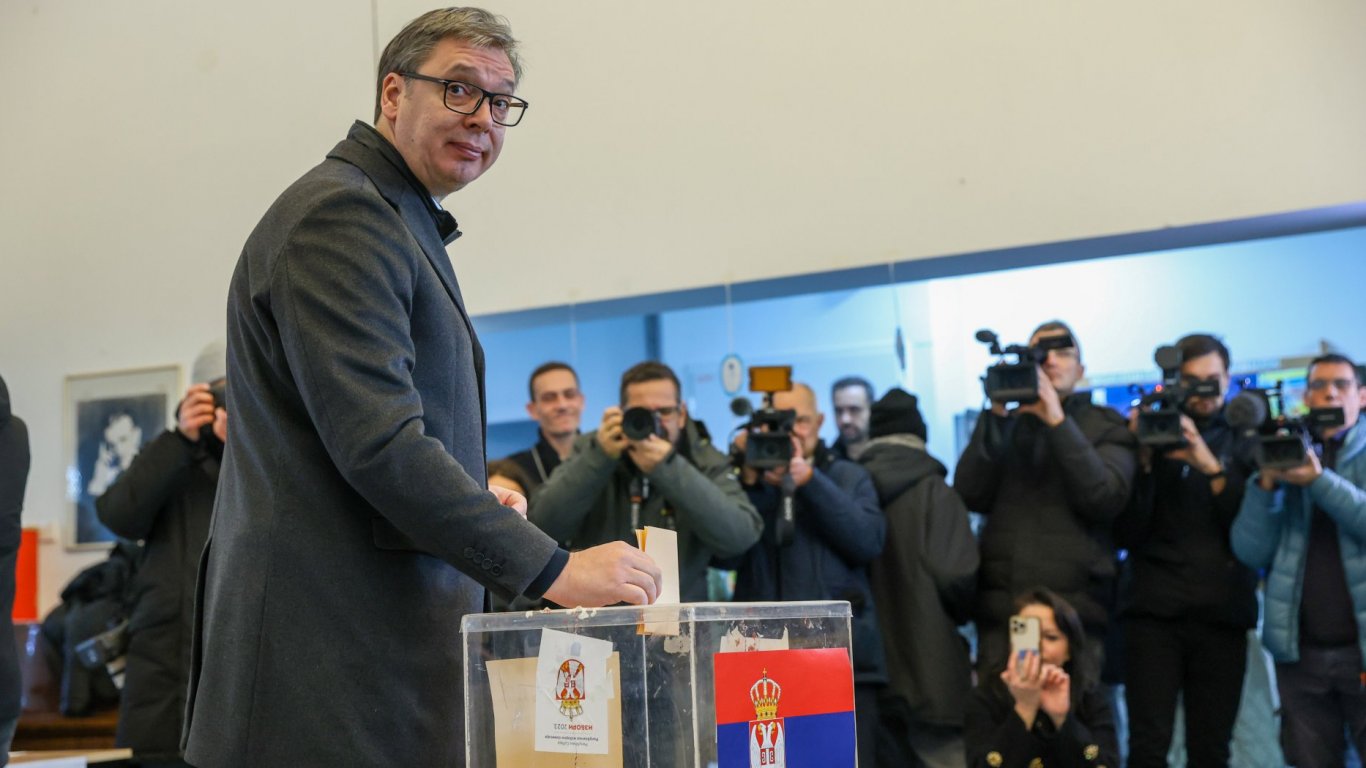 Сърбия даде своя вот, Вучич очаква пълно мнозинство в Скупщината