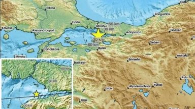 Земетресение предизвика паника в Истанбул