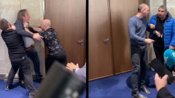 Втори сблъсък и псувни в парламента: Бивш депутат и тв оператор се сбиха в кулоарите