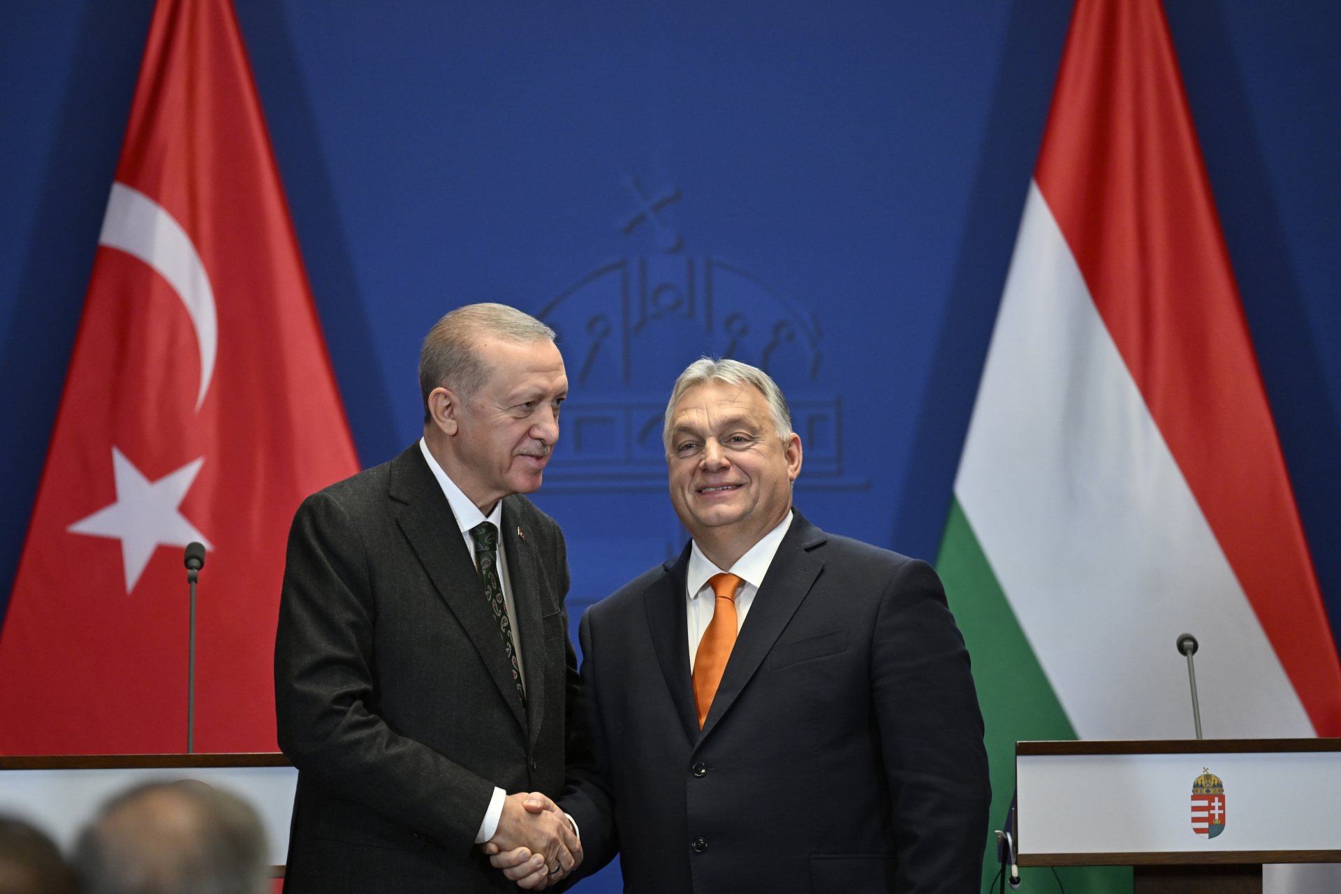 Турският държавен глава и унгарският премиер