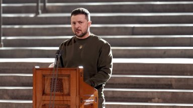 Зеленски каза в естонската столица Талин по време на обиколка