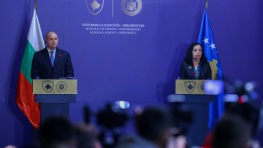 Президентът Румен Радев който е на двудневно посещение в Косово