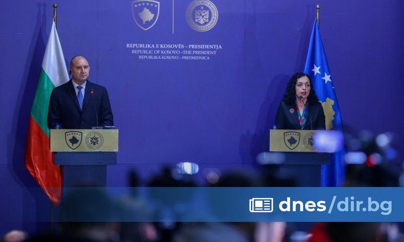 Президентът Румен Радев, който е на двудневно посещение в Косово,