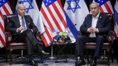 Байдън проведе вчера телефонен разговор с Нетаняху Президентът на САЩ