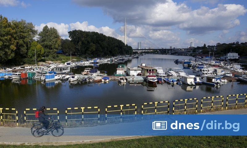 На плаващата платформа на клуб Картел, намиращ се на кея