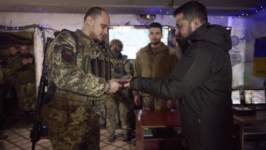 Посетих позициите на 110 а механизирана бригада в Авдеевка написа Зеленски