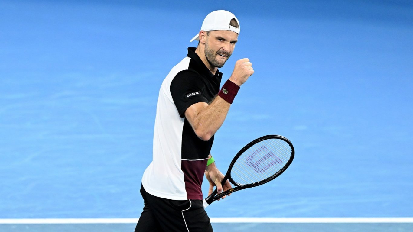 След победата на сингъл: Григор се отказа от мача си на двойки