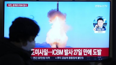 Според съобщението на южнокорейските военни ракетите са били засечени тази
