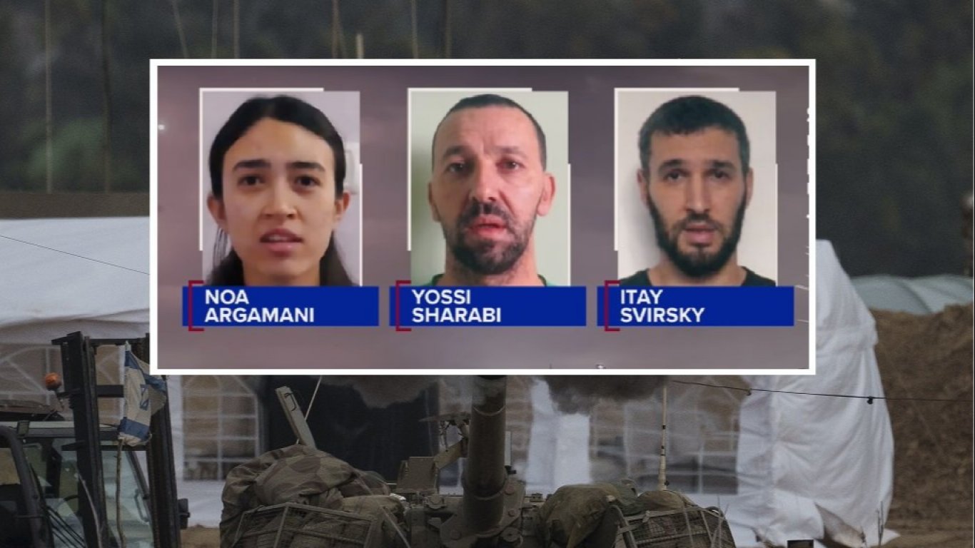 "Хамас" излъчи видео с трима заложници, призоваващи Израел да спре настъплението
