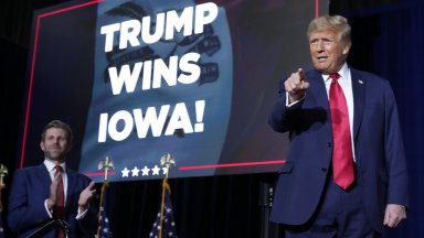 Тръмп печели убедително първичните избори на републиканците в Айова