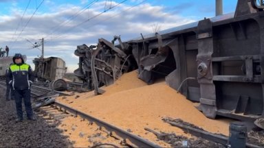 Инцидентът е станал около 01 30 часа през нощта 15 те вагона