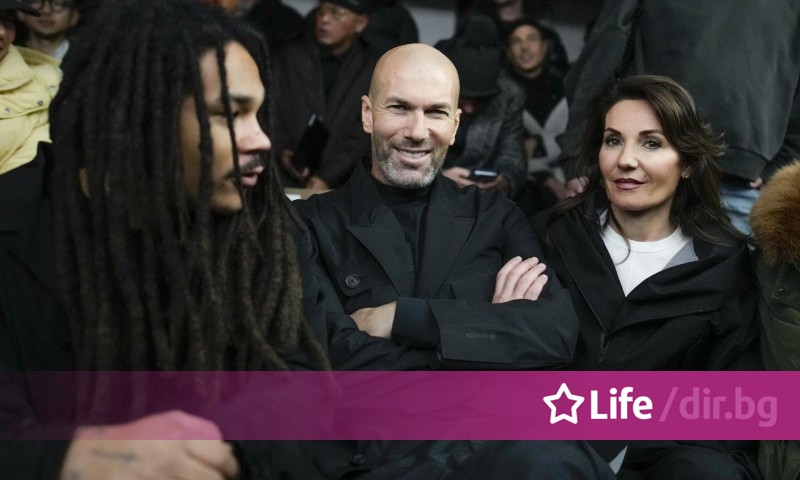 La légende du football Zinedine Zidane a attiré l'attention lors d'un défilé de mode La légende du football Zinedine Zidane a attiré l'attention lors d'un défilé de mode