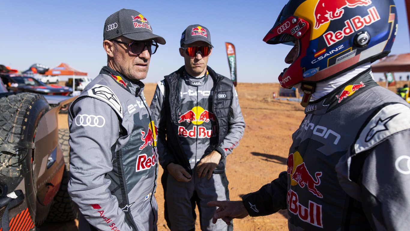 Стефан Петерханзел, Матиас Екстрьом и Карлос Сайнц