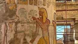 Голямата хипостилна зала в древноегипетския храм в Карнак връща блясъка си 